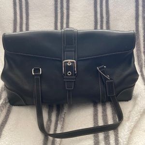 Black coach satchel
